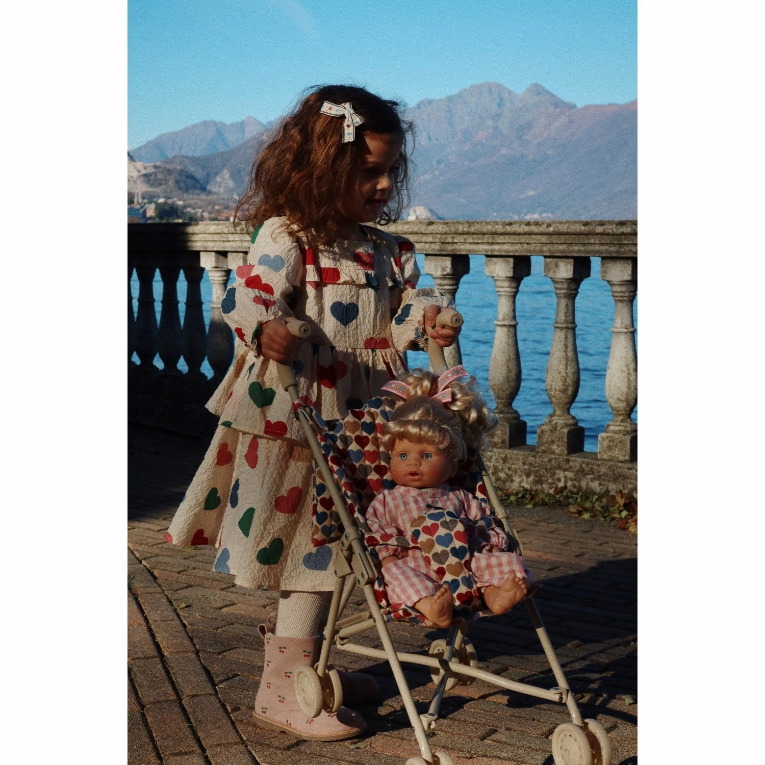 Konges Sljd Coeur Bisous Doll Stroller