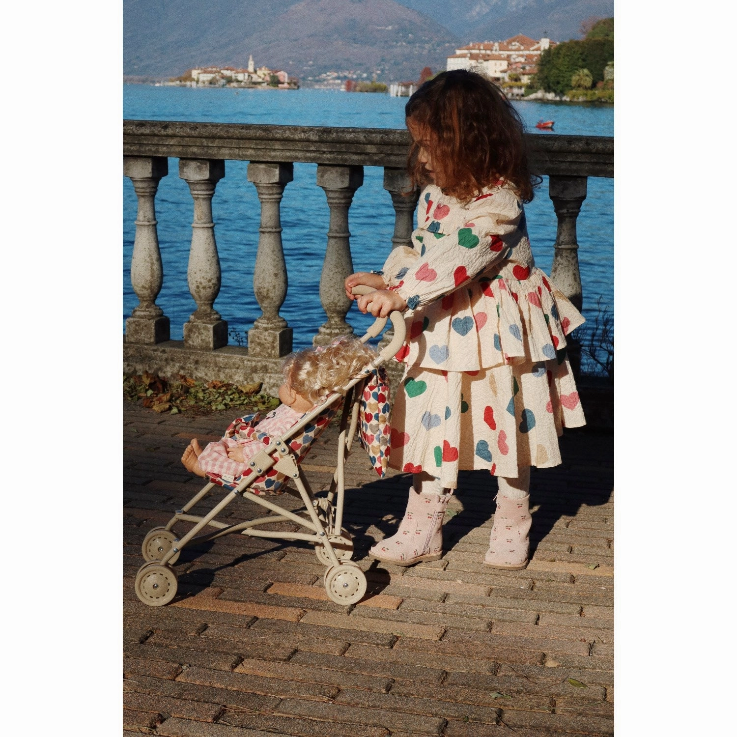 Konges Sljd Coeur Bisous Doll Stroller