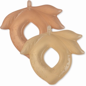 Konges Sljd Cooling Teethers Lemon 2-pack Blush Mix