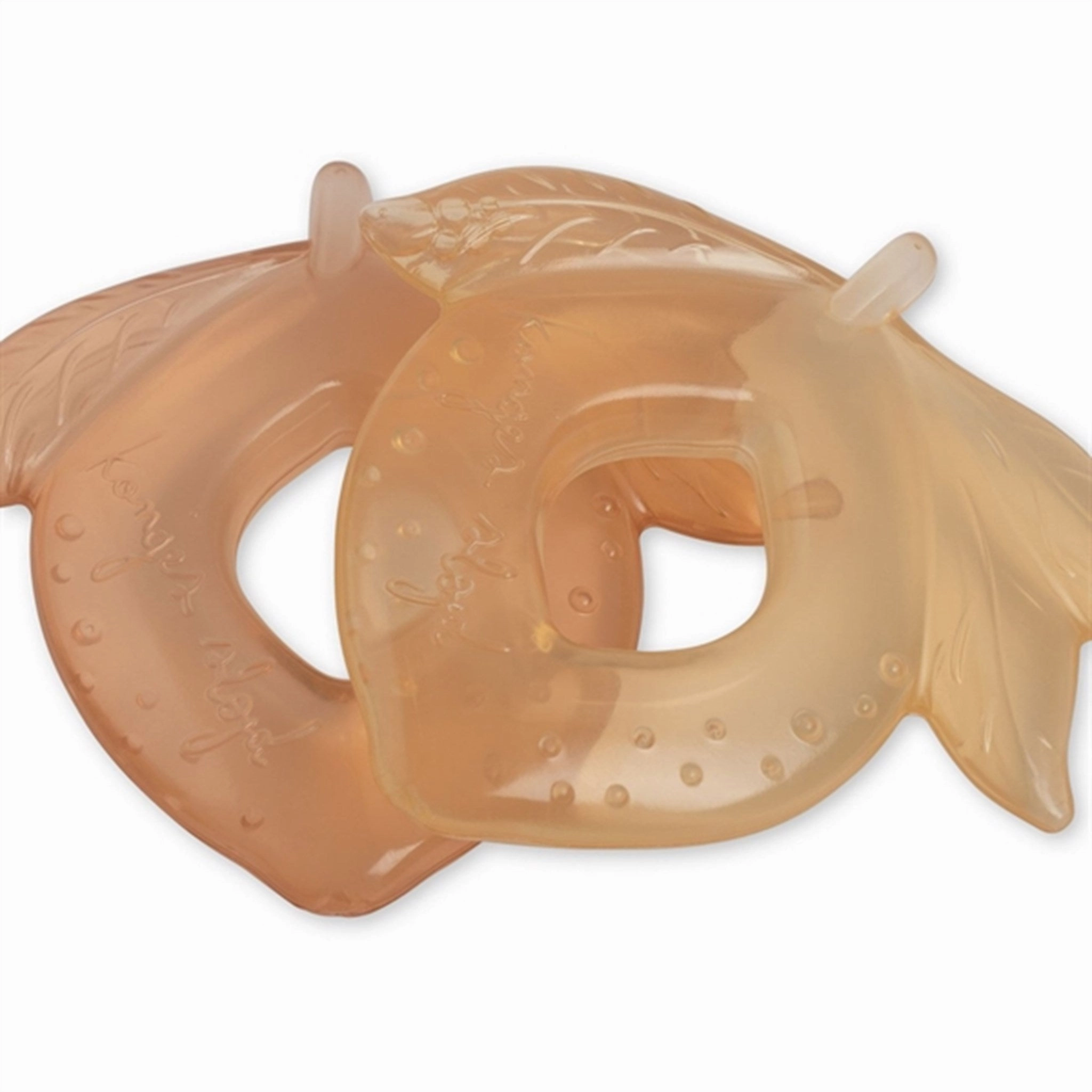 Konges Sljd Cooling Teethers Lemon 2-pack Blush Mix