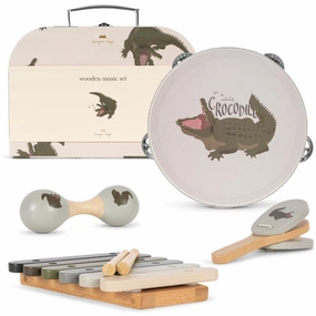 Konges Sljd Crocodile Wooden Music Sets Fsc