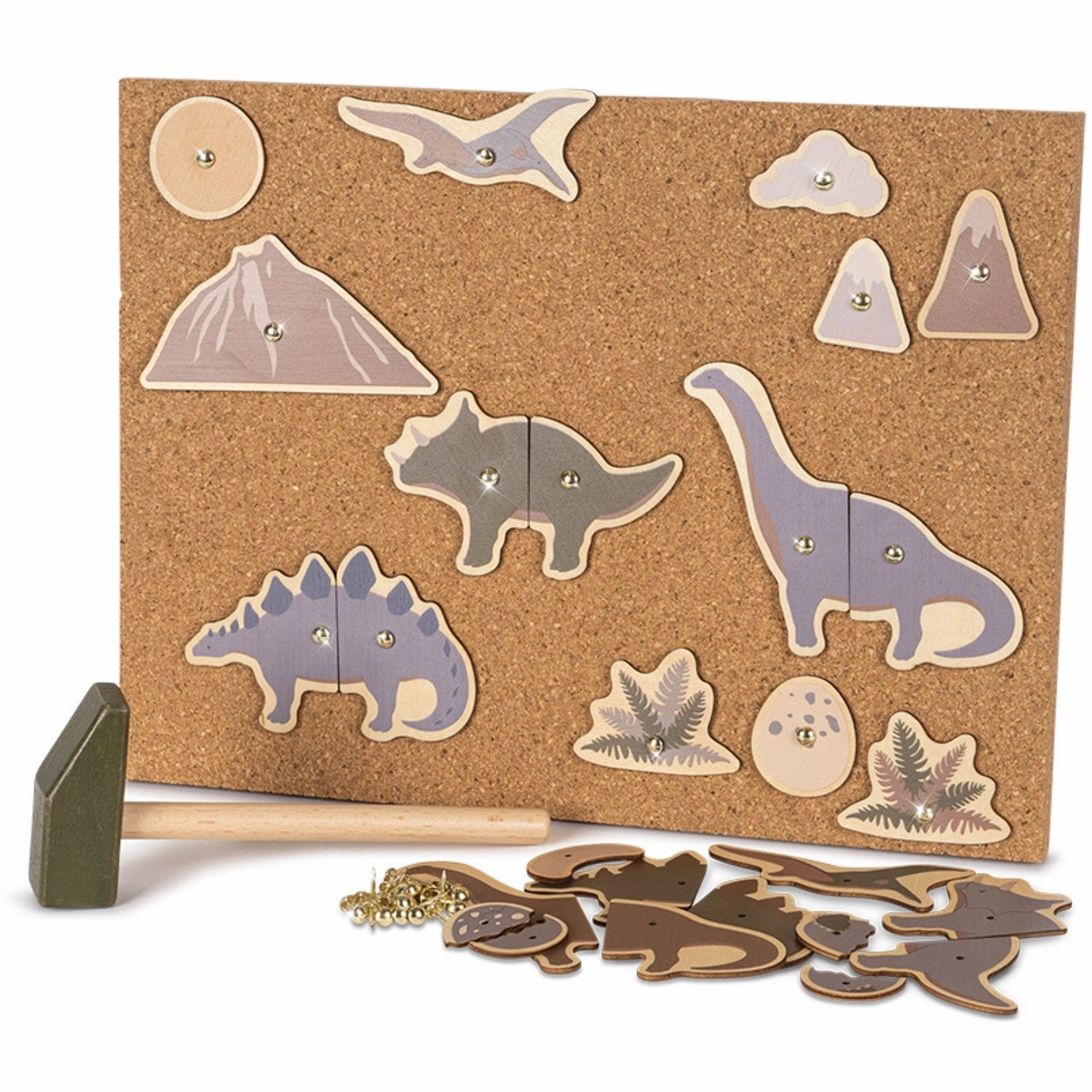 Konges Sljd Dino Cork Hammer Game Dino Fsc