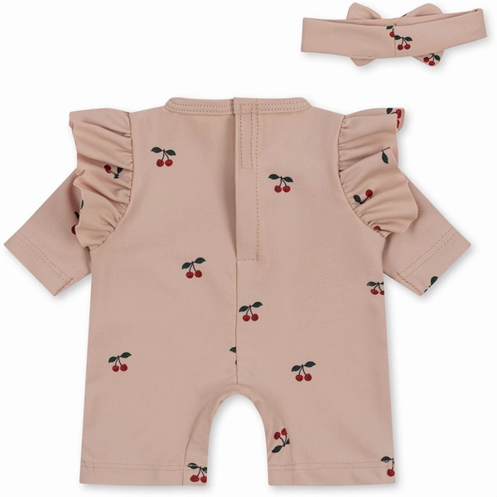 Konges Sljd Doll Beach Set Cherry Blush