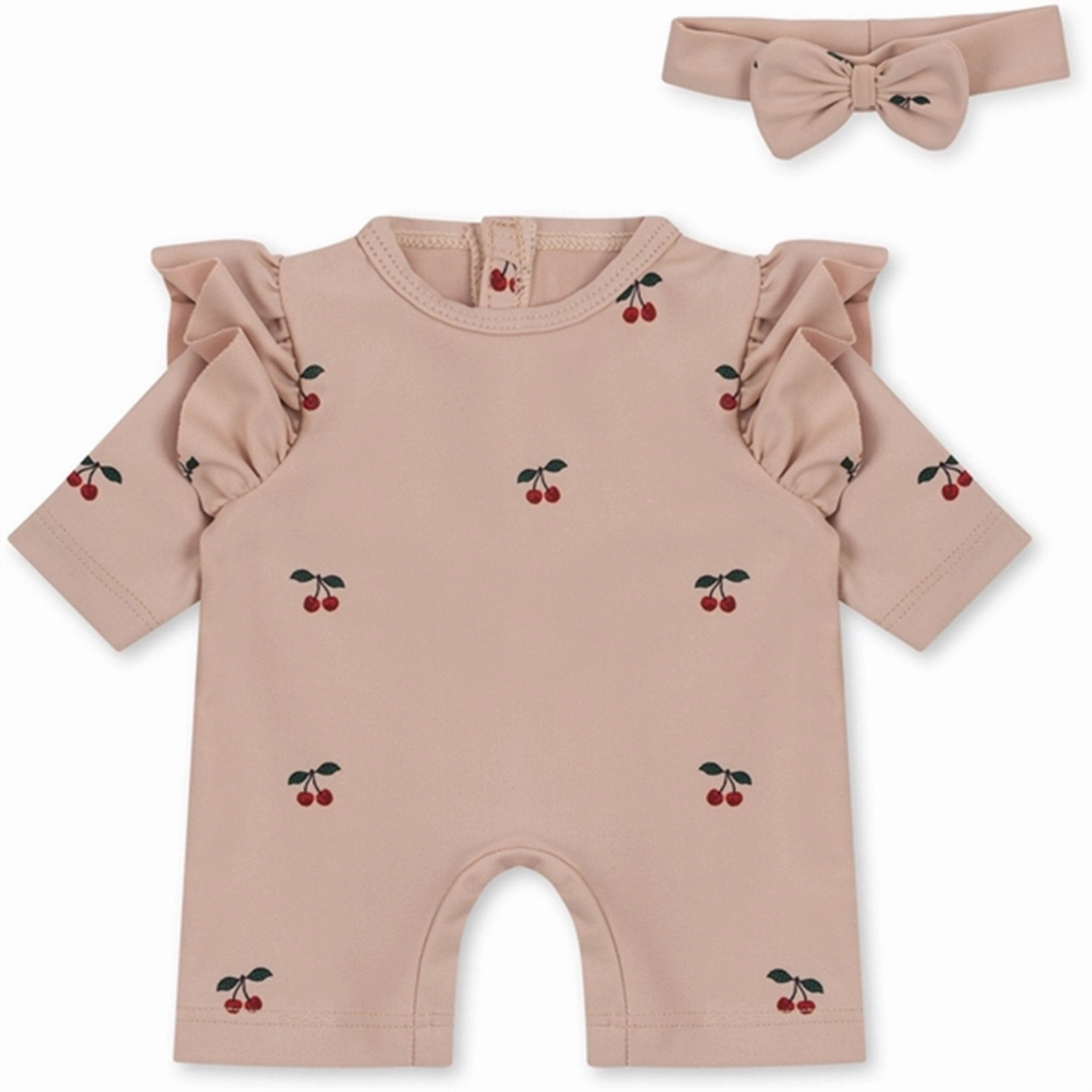 Konges Sljd Doll Beach Set Cherry Blush