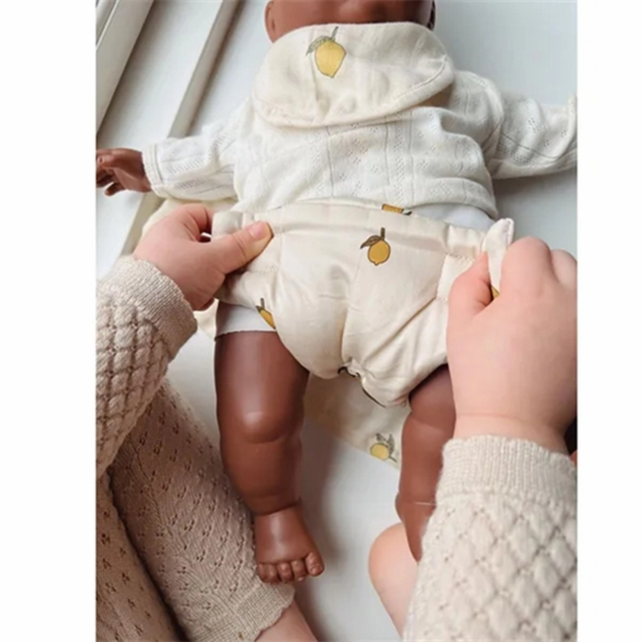 Konges Sljd Doll Nursery Set Lemon