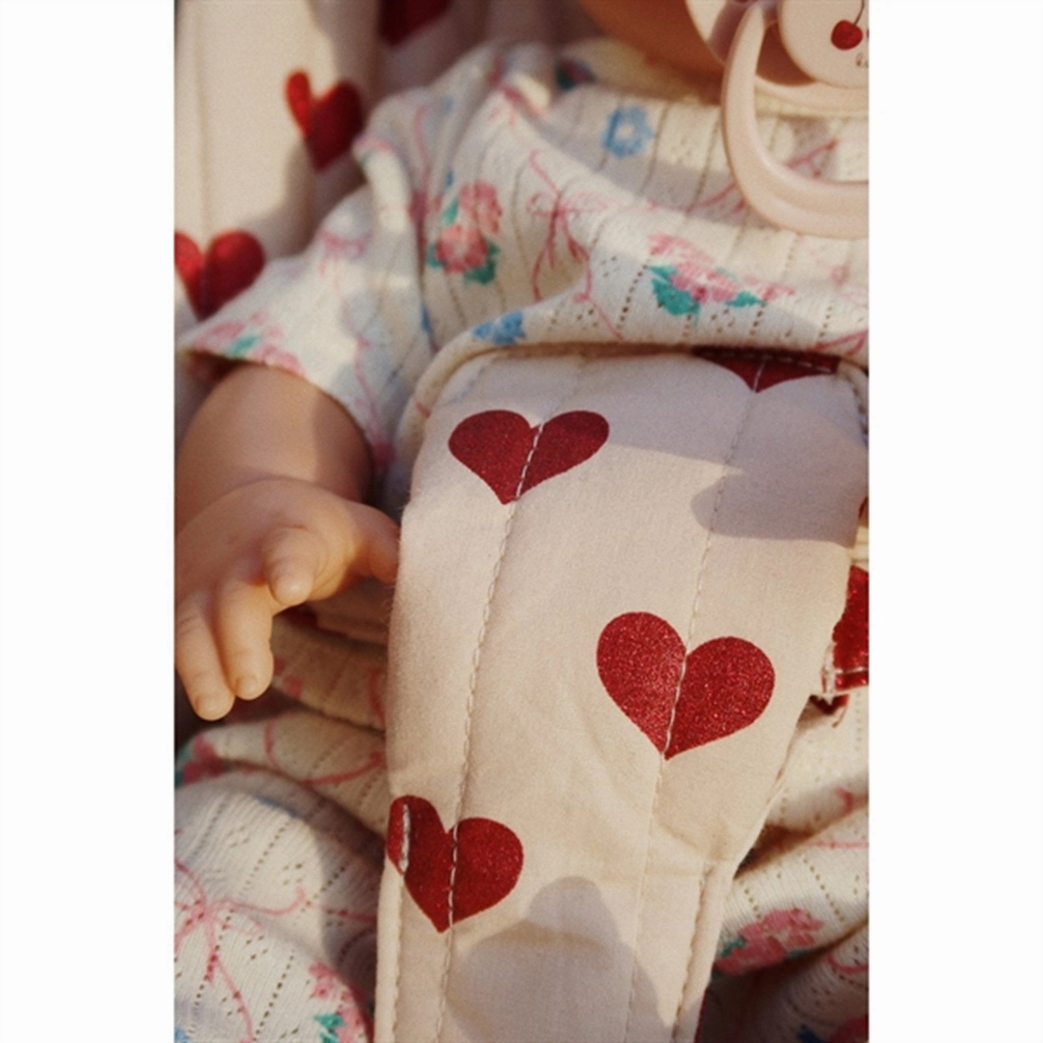 Konges Sljd Doll Stroller Amour Rouge