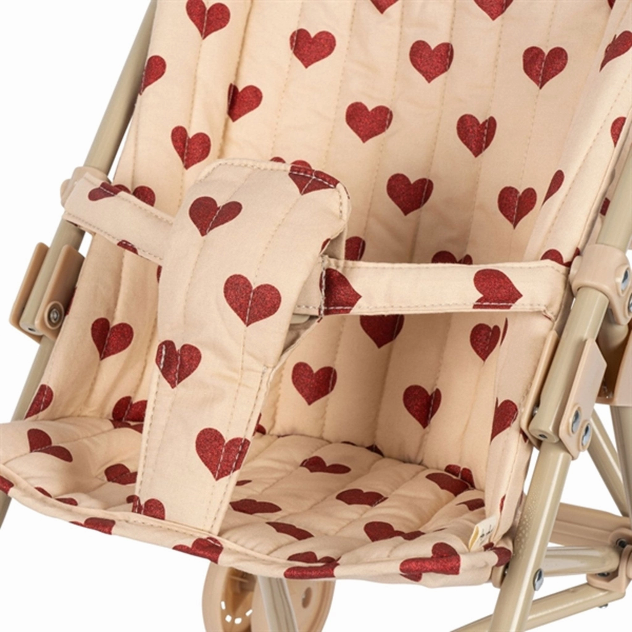 Konges Sljd Doll Stroller Amour Rouge