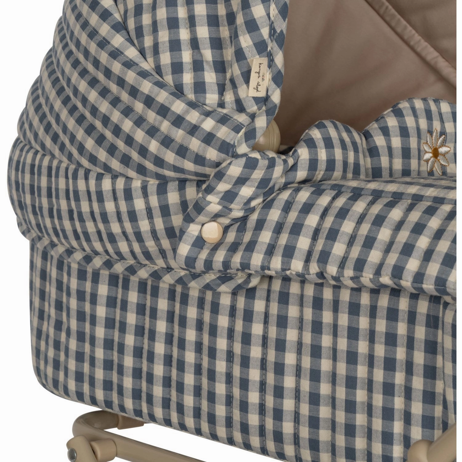 Konges Sljd Doll Stroller Captains Blue Check