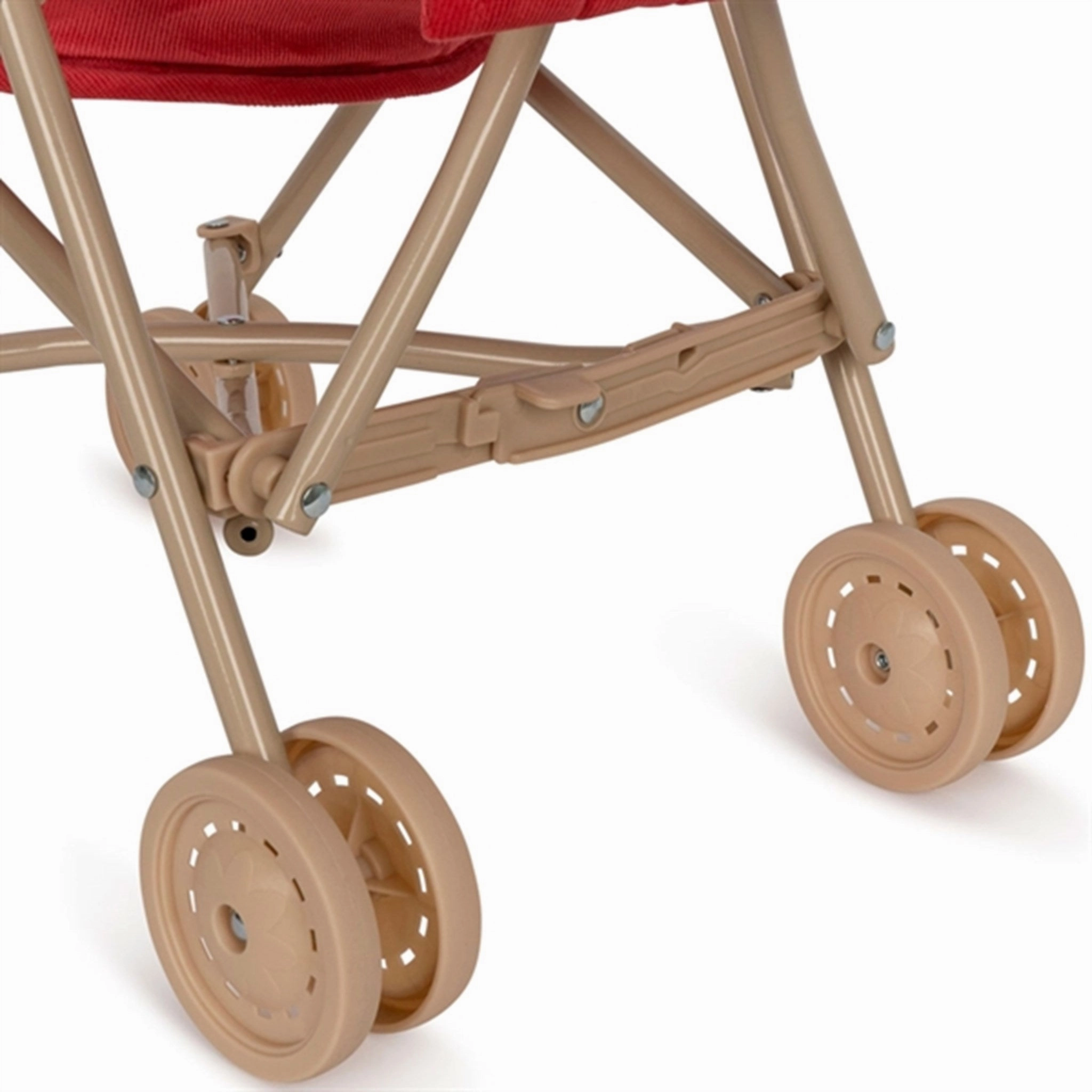Konges Sljd Doll Stroller Corduroy Red