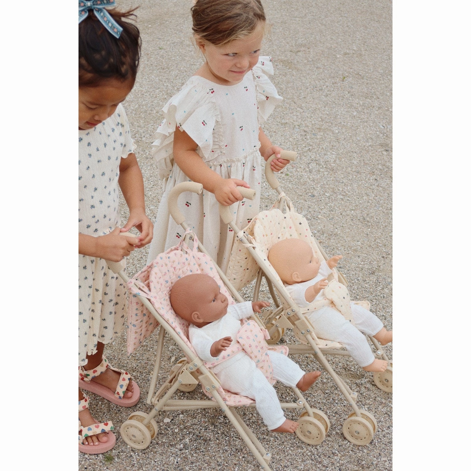 Konges Sljd Doll Stroller Multi Star