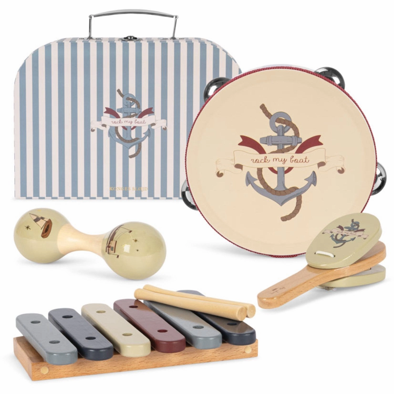 Konges Sljd Dot/Sailor Wooden Music Sets Fsc