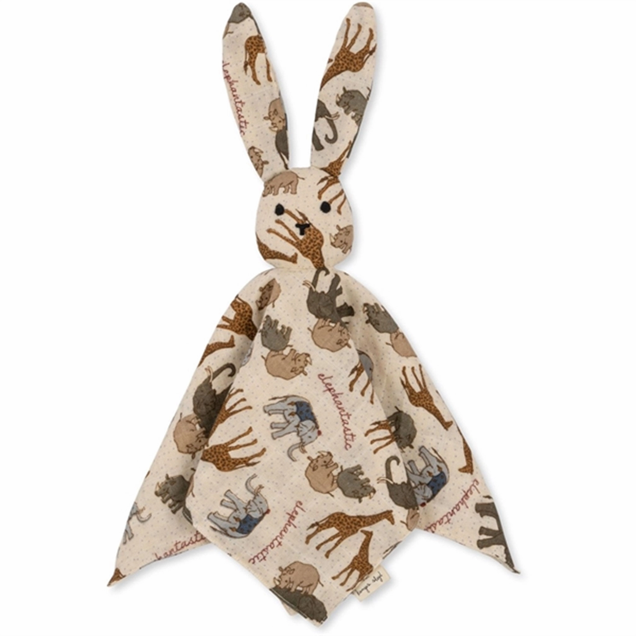 Konges Sljd Elephantastic Sleepy Rabbit Cuddle Cloth