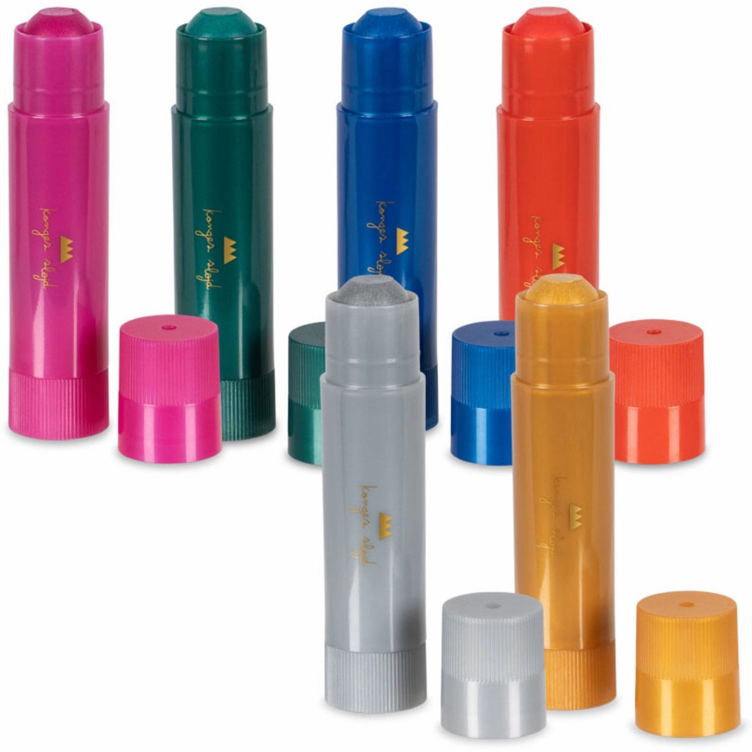 Konges Sljd Glitter Soft Crayons