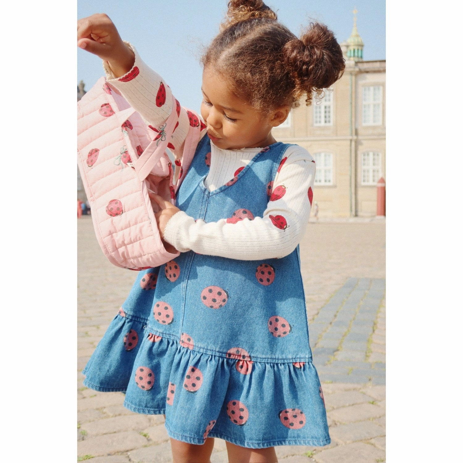 Konges Sljd Ladybug Glitter Bonnie Doll Gift Set