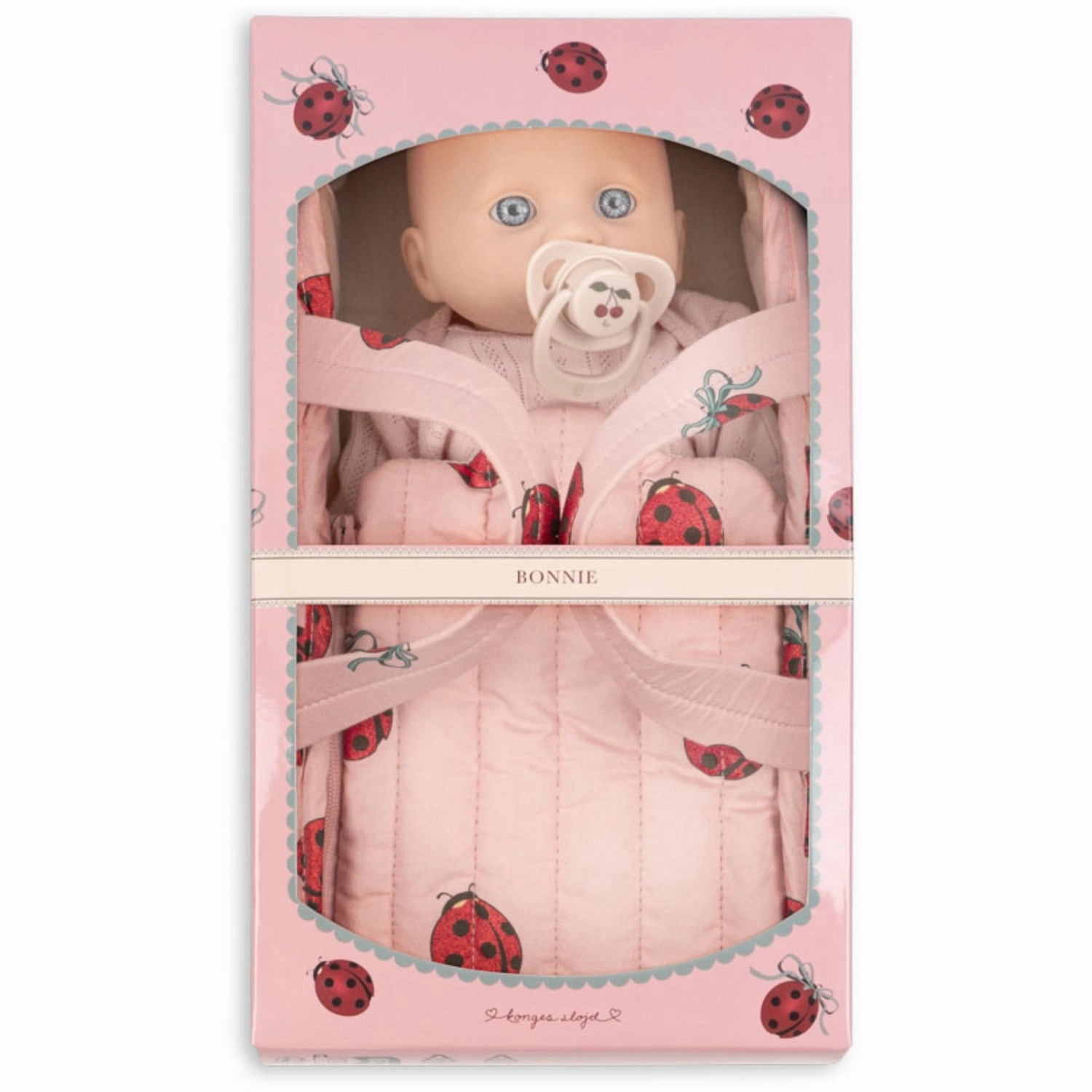 Konges Sljd Ladybug Glitter Bonnie Doll Gift Set