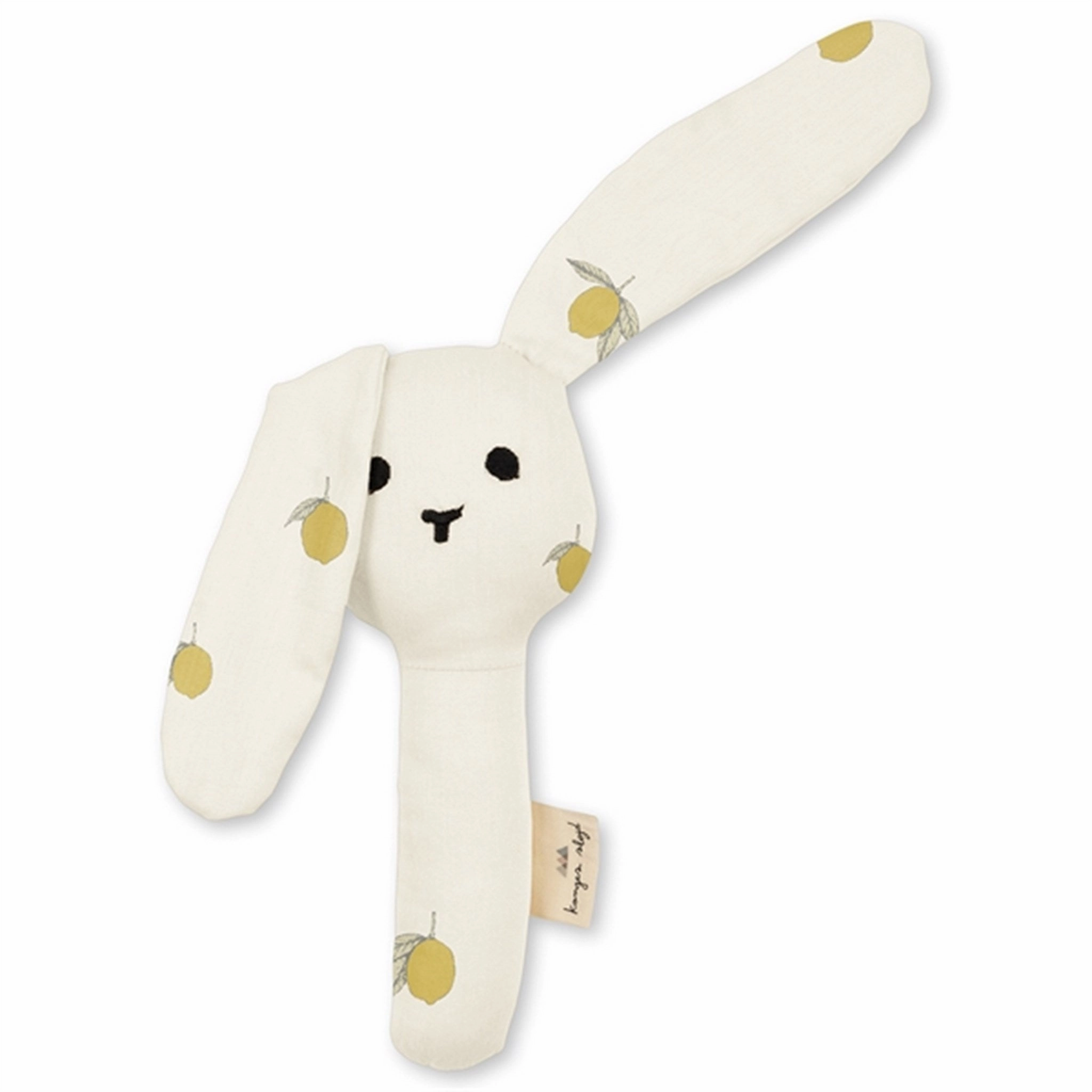 Konges Sljd Lemon Bunny Hand Rattle