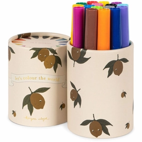Konges Sljd Lemon My Little Marker Set Fsc