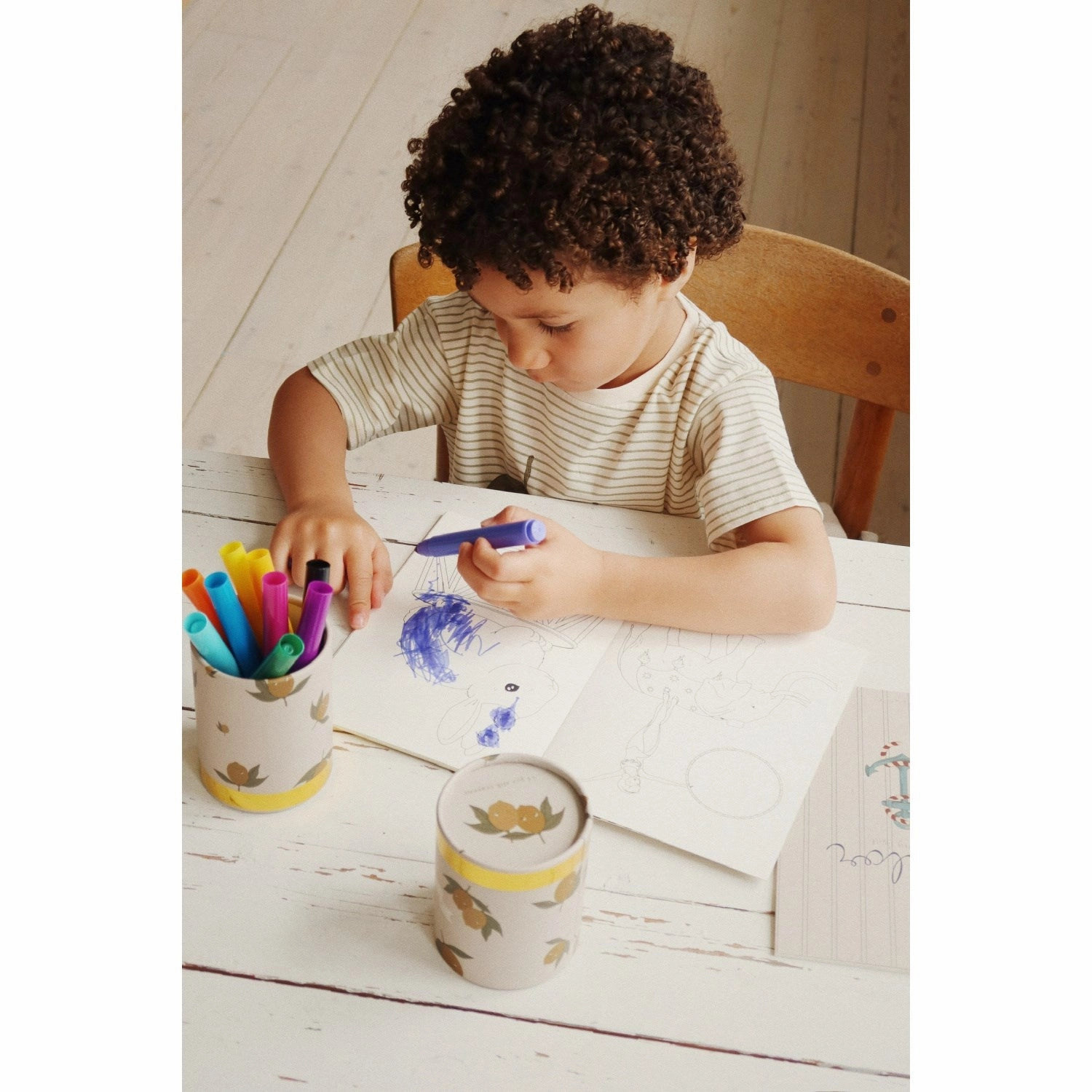 Konges Sljd Lemon My Little Marker Set Fsc