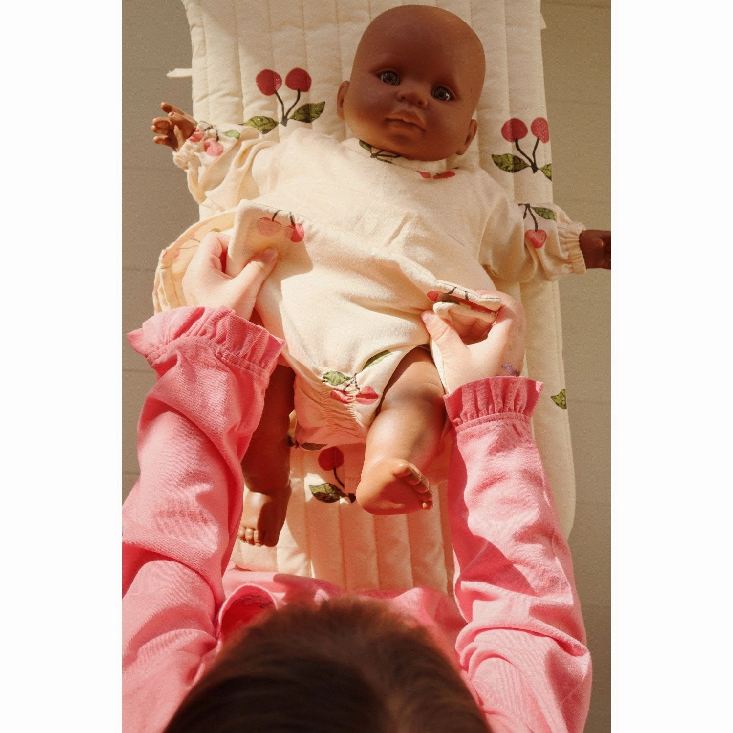 Konges Sljd Ma Grande Cerise Pink Doll Nursery Set