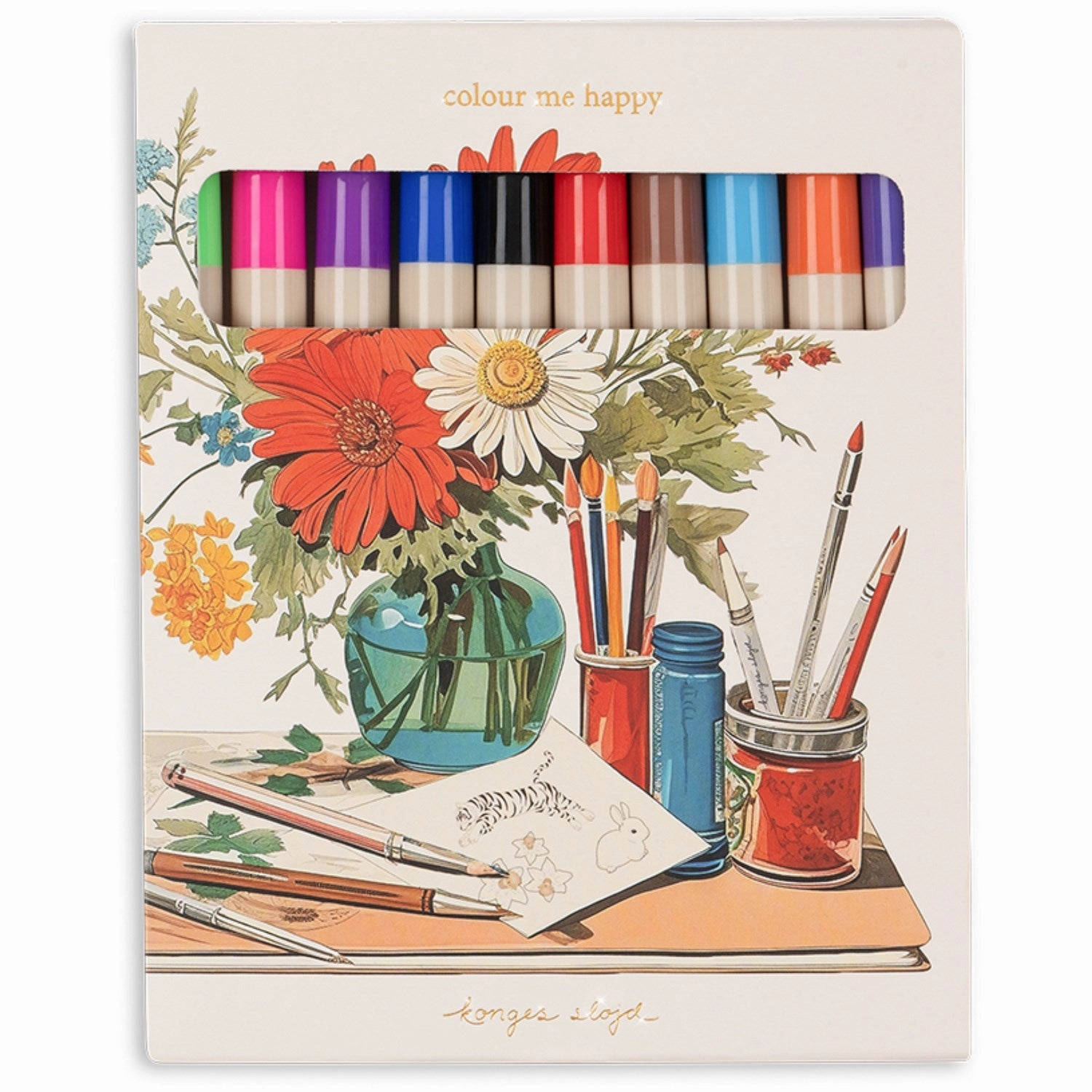 Konges Sljd Magic Pen 10 pcs. Multi