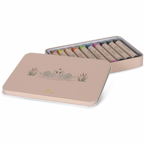 Konges Sljd Mizumi Big Crayons Bees Wax 10 Pcs