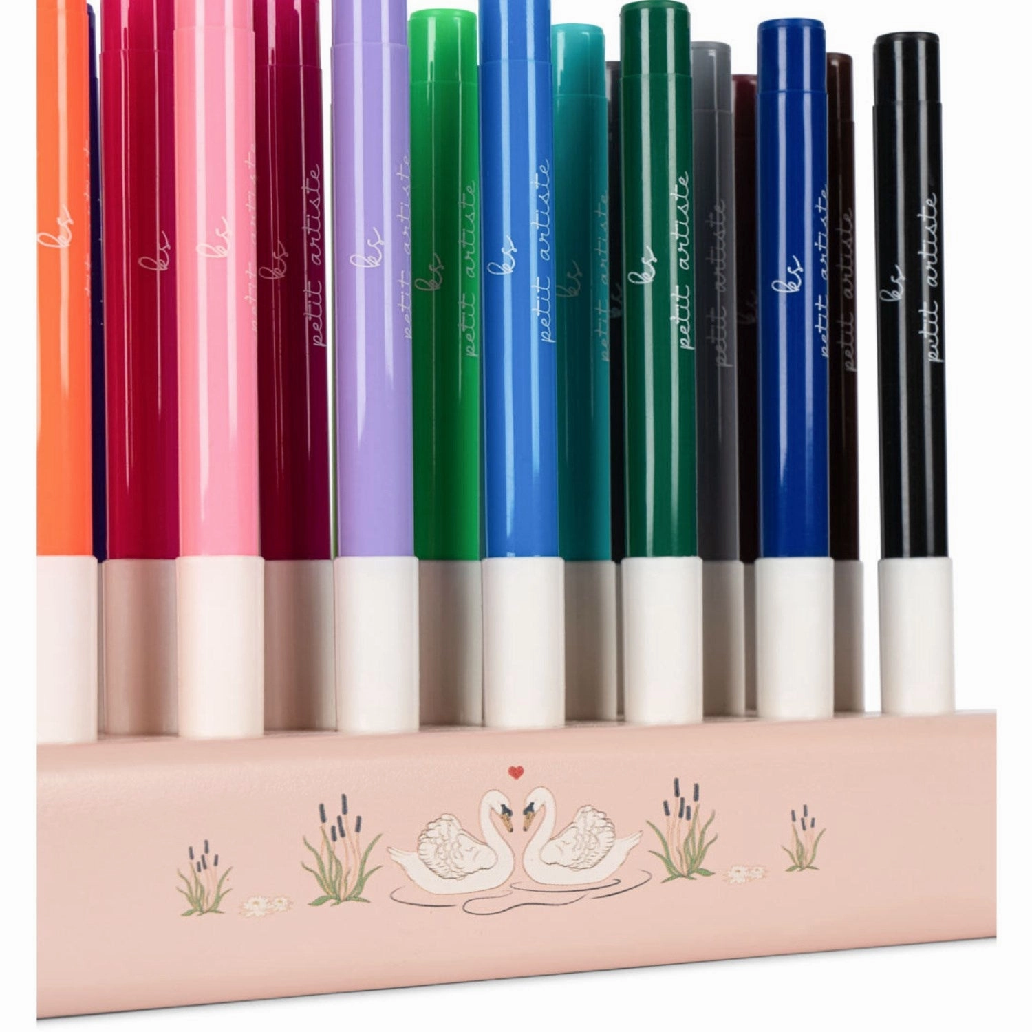 Konges Sljd Mizumi Big Markers In Wooden Block 24 Pcs Fsc