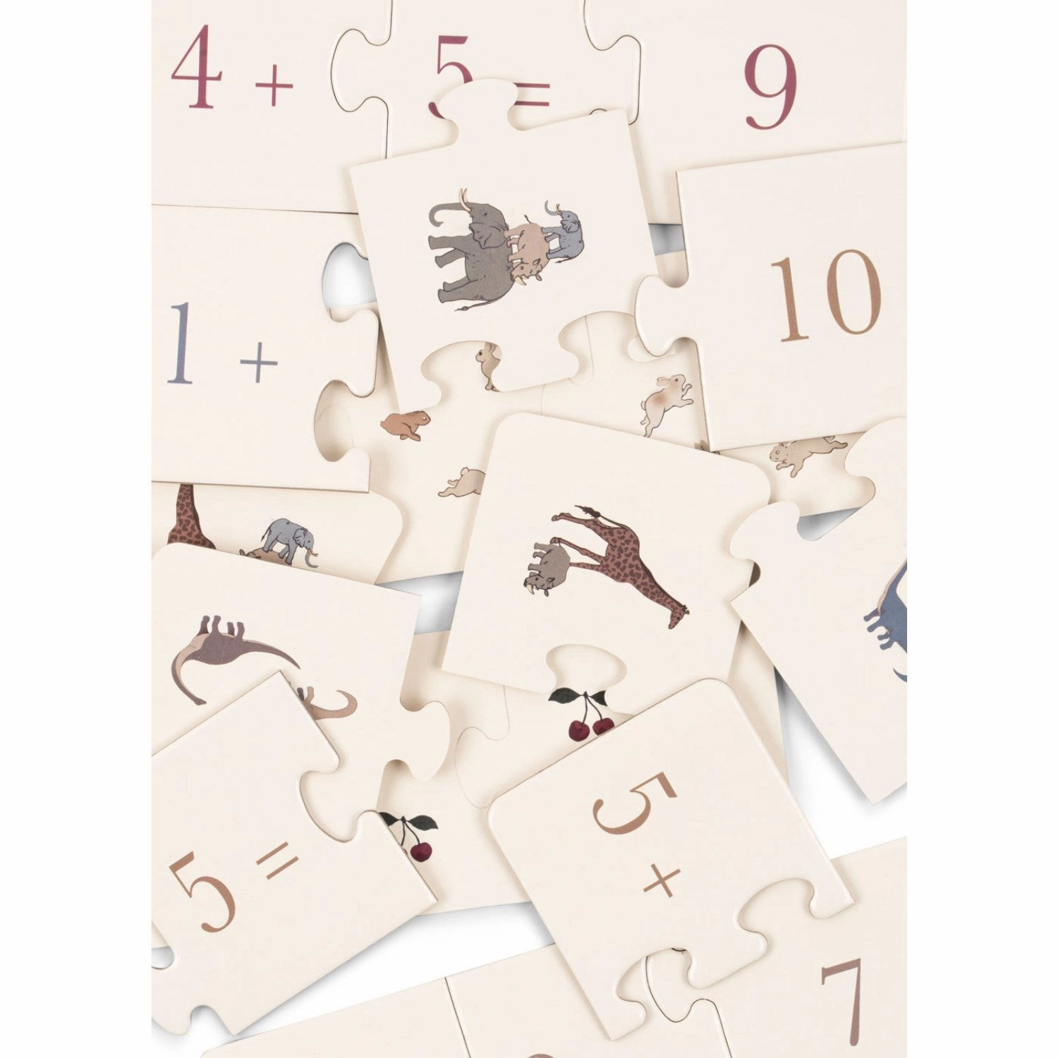 Konges Sljd Multi Cardboard Puzzle Math Fsc
