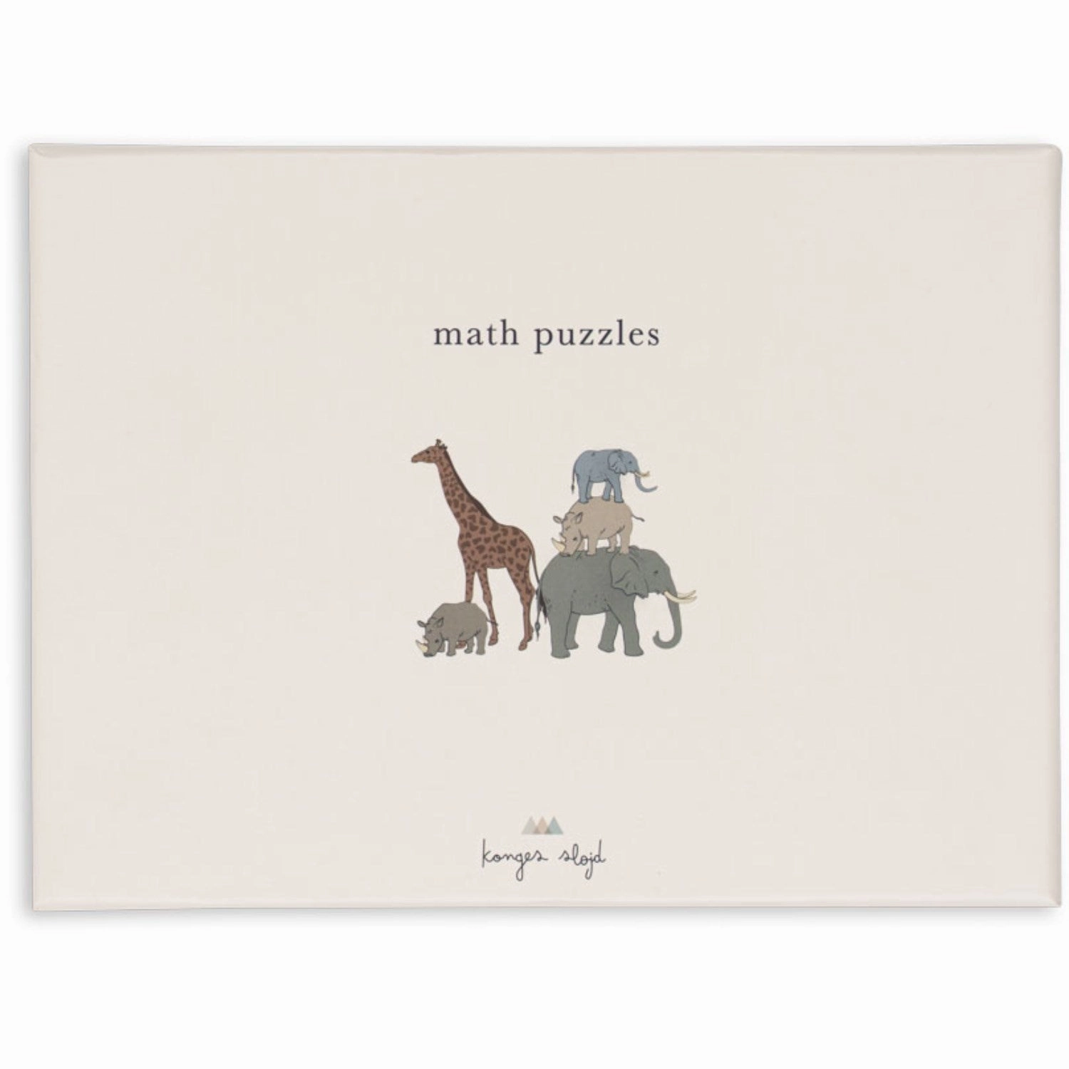 Konges Sljd Multi Cardboard Puzzle Math Fsc