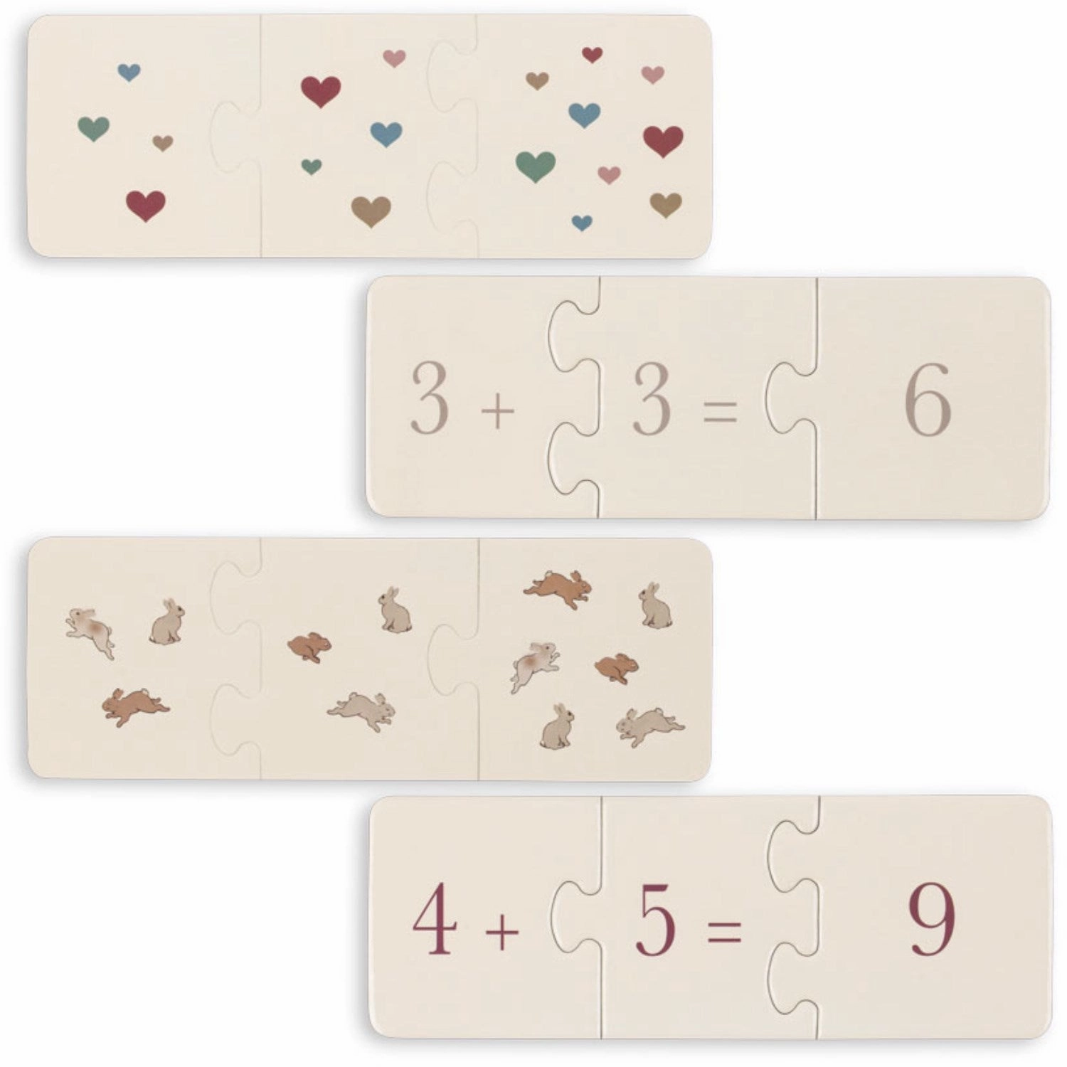 Konges Sljd Multi Cardboard Puzzle Math Fsc