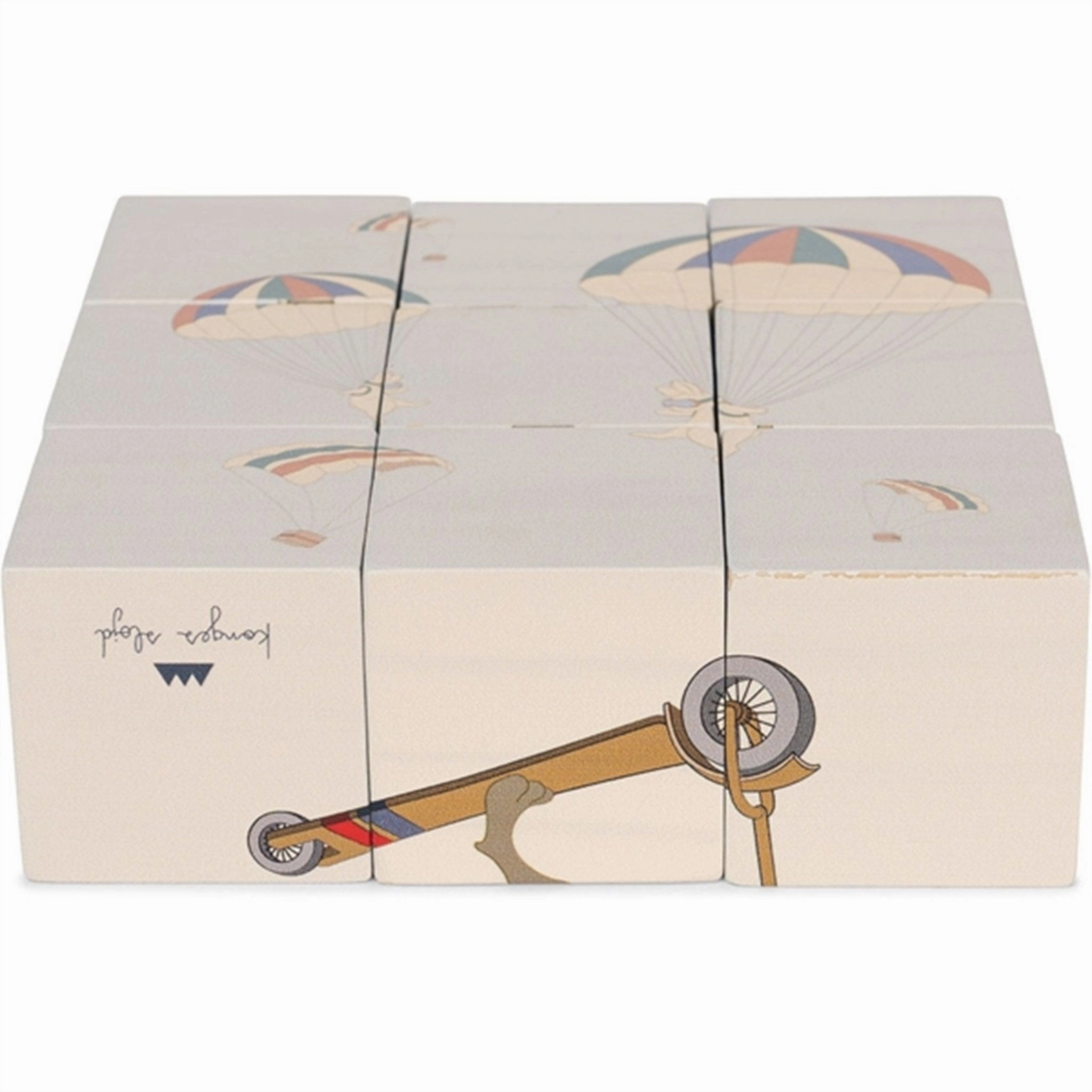 Konges Sljd Multi Color Block Puzzle