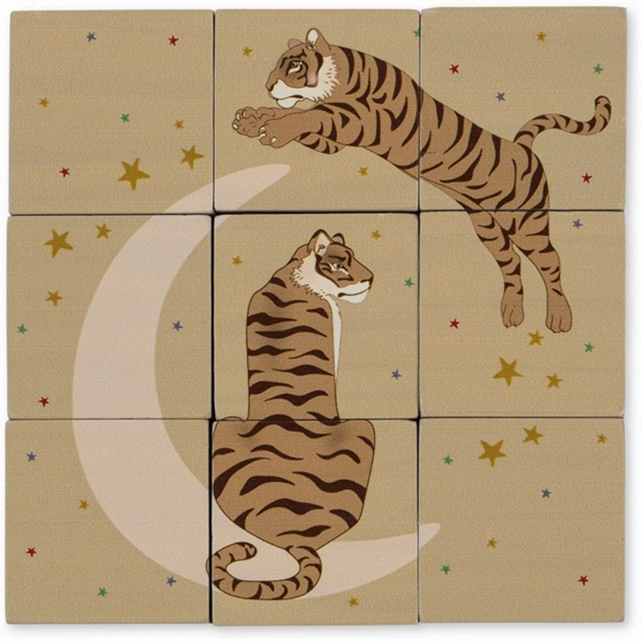 Konges Sljd Multi Color Block Puzzle