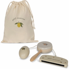 Konges Sljd Music Set in Wood Lemon