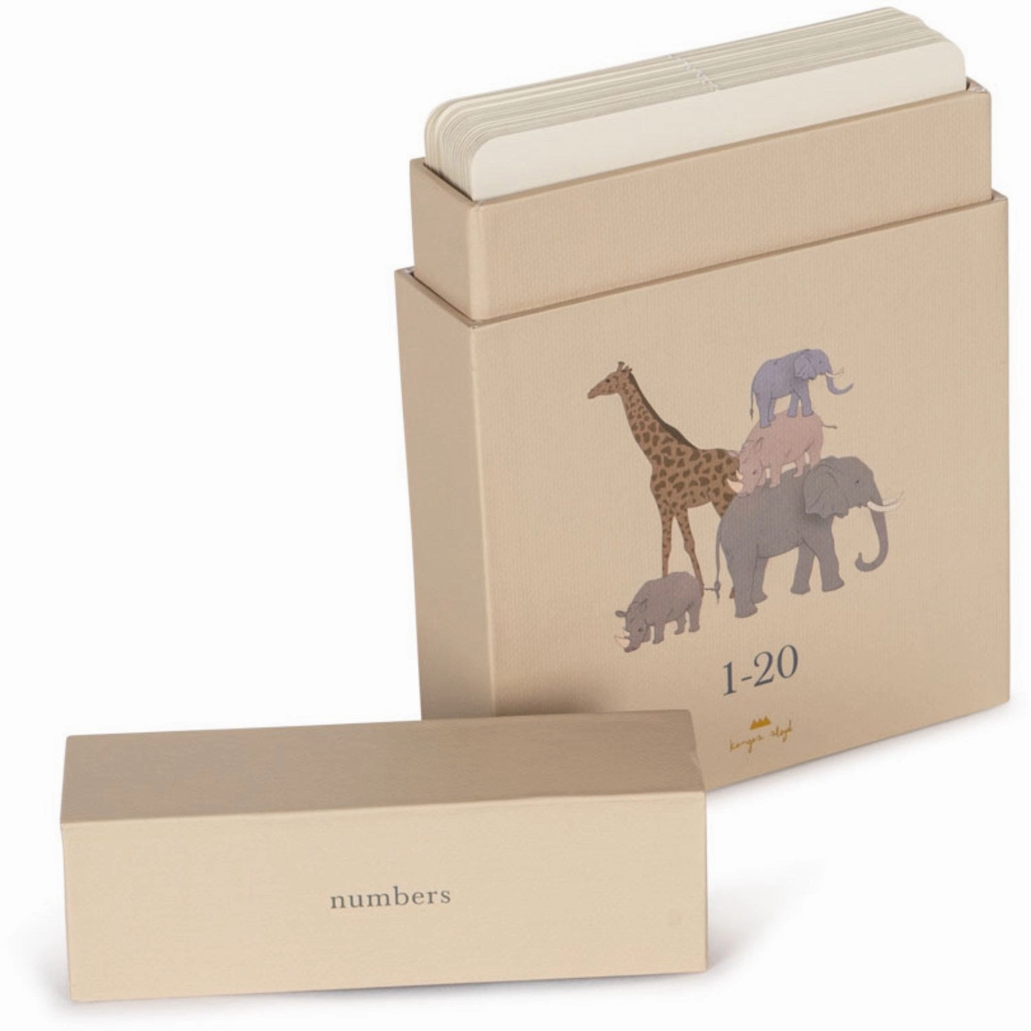 Konges Sljd Numbers Cardboard Learning Cards Fsc