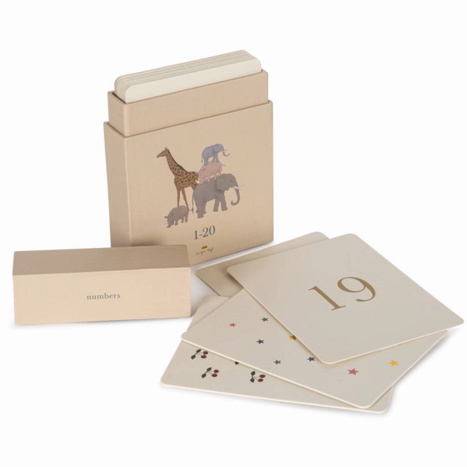 Konges Sljd Numbers Cardboard Learning Cards Fsc