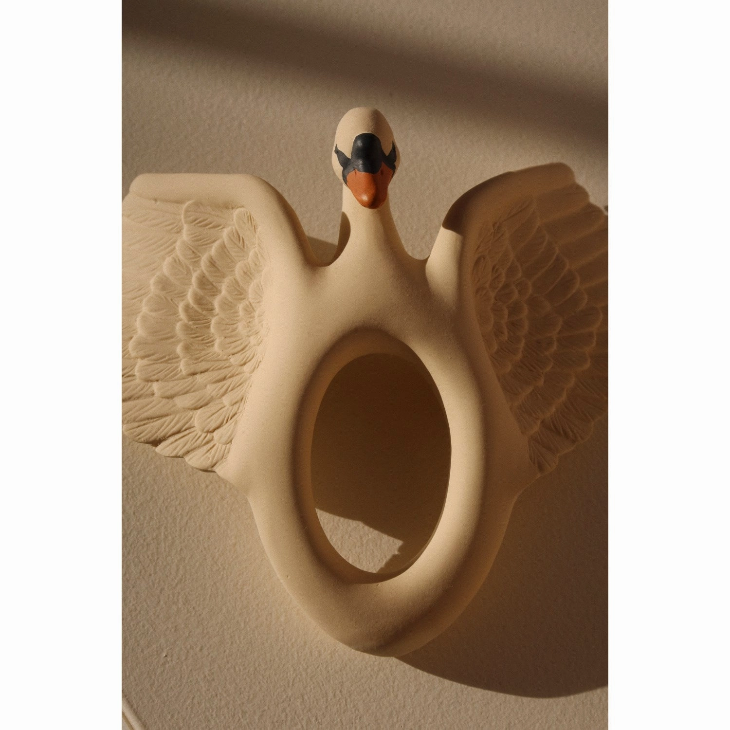 Konges Sljd Off White Teether Swan