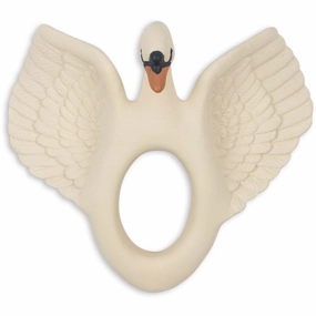 Konges Sljd Off White Teether Swan