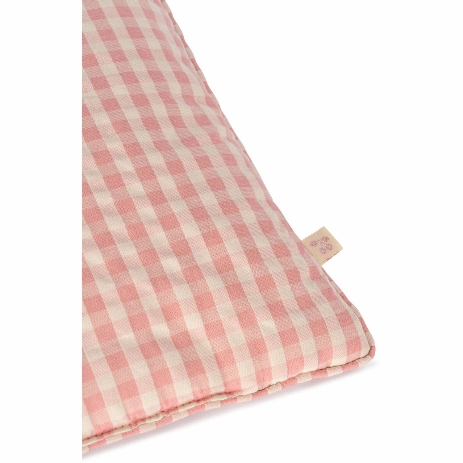 Konges Sljd Powder Pink Check Doll Bedding