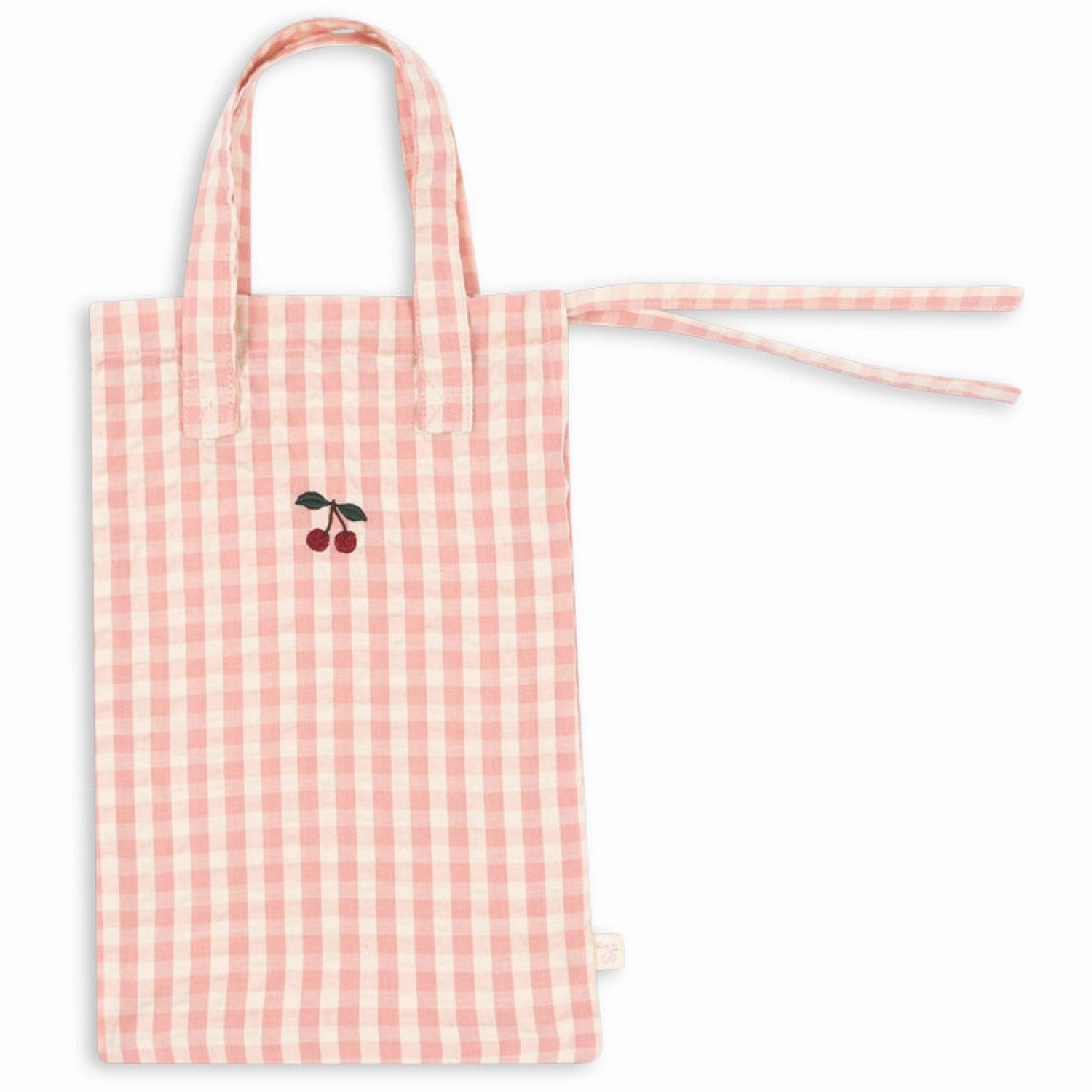 Konges Sljd Powder Pink Check Doll Nursery Set