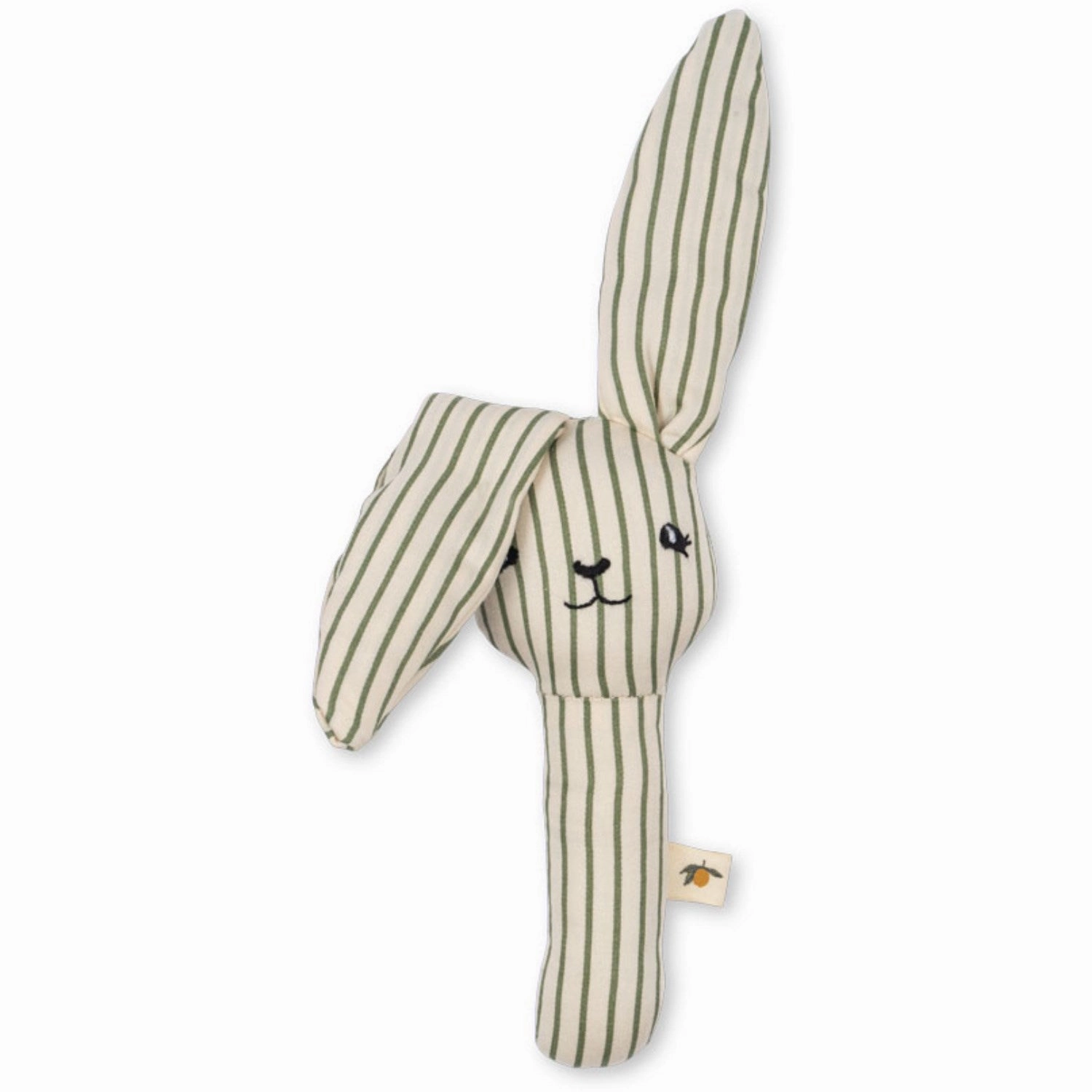 Konges Sljd Tea Stripe Bunny Hand Rattle