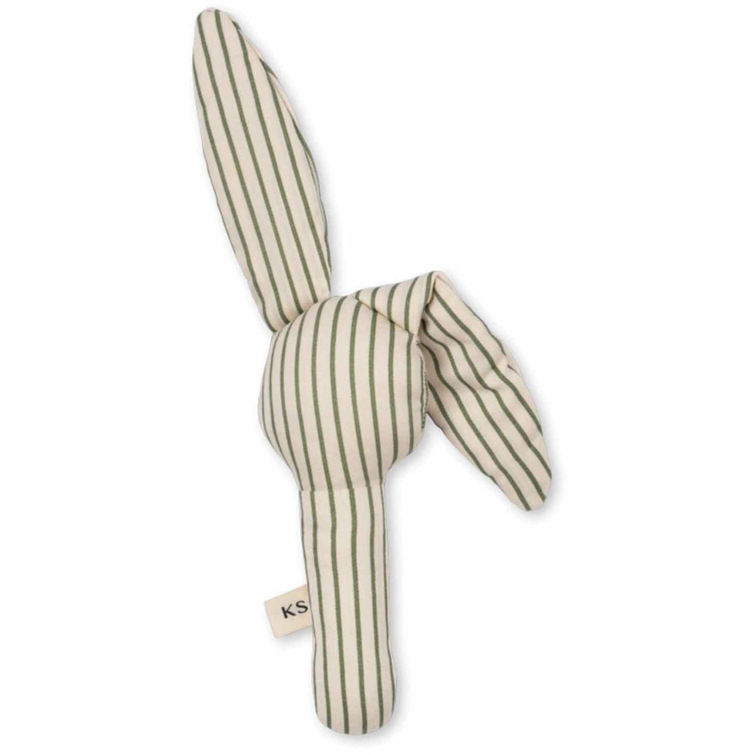 Konges Sljd Tea Stripe Bunny Hand Rattle