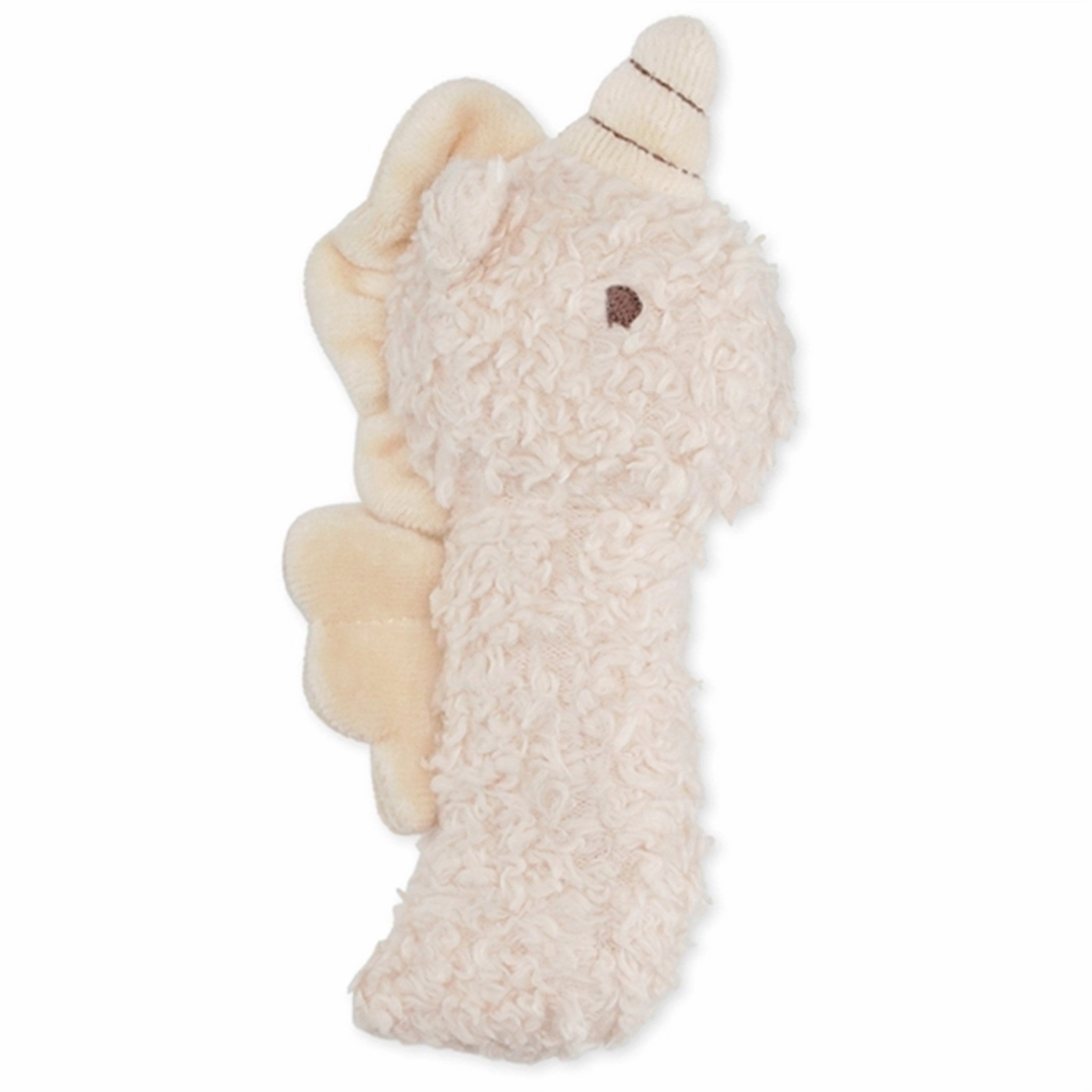 Konges Sljd Teddy Enhjrning Rattle Beige