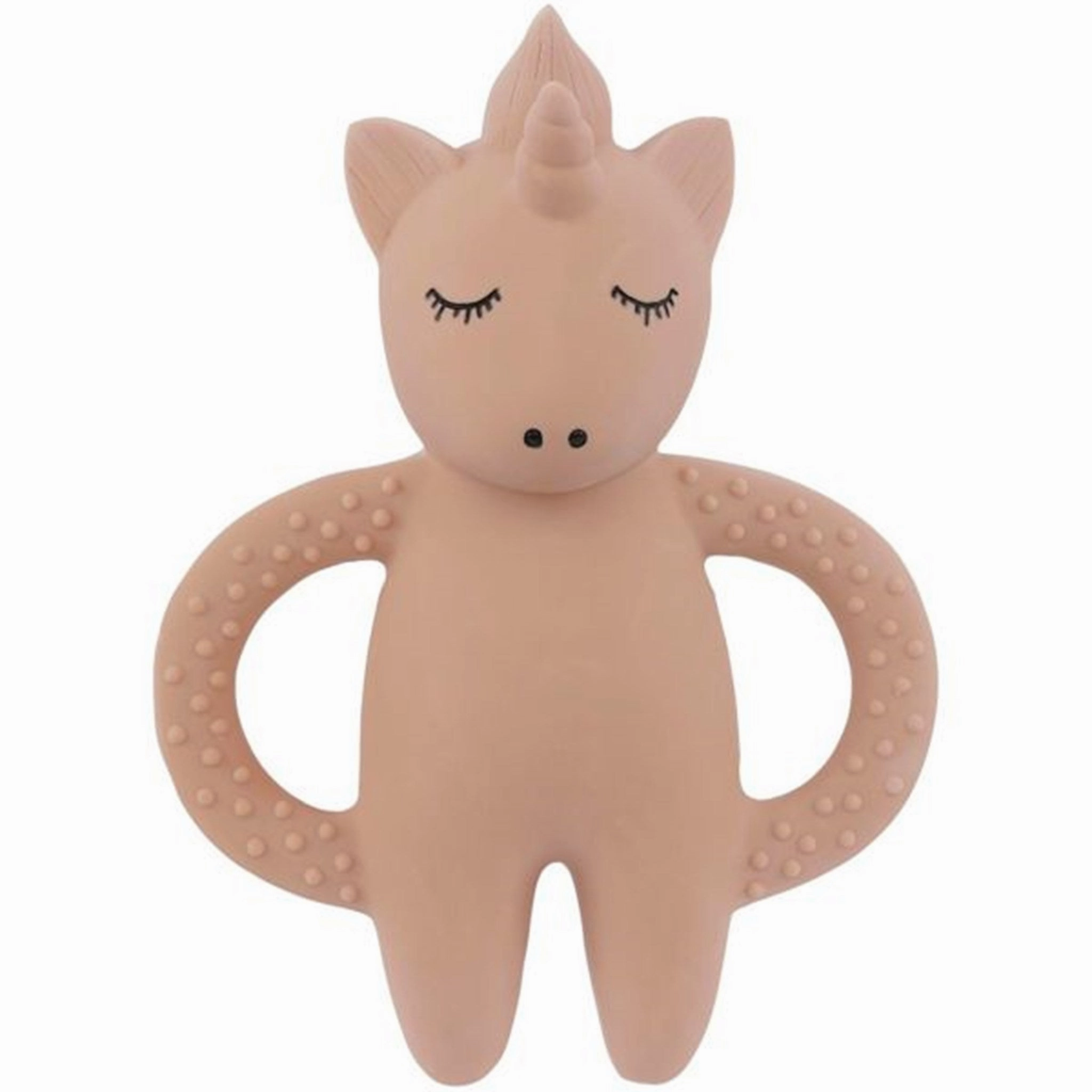 Konges Sljd Teeth Soother Unicorn Rose