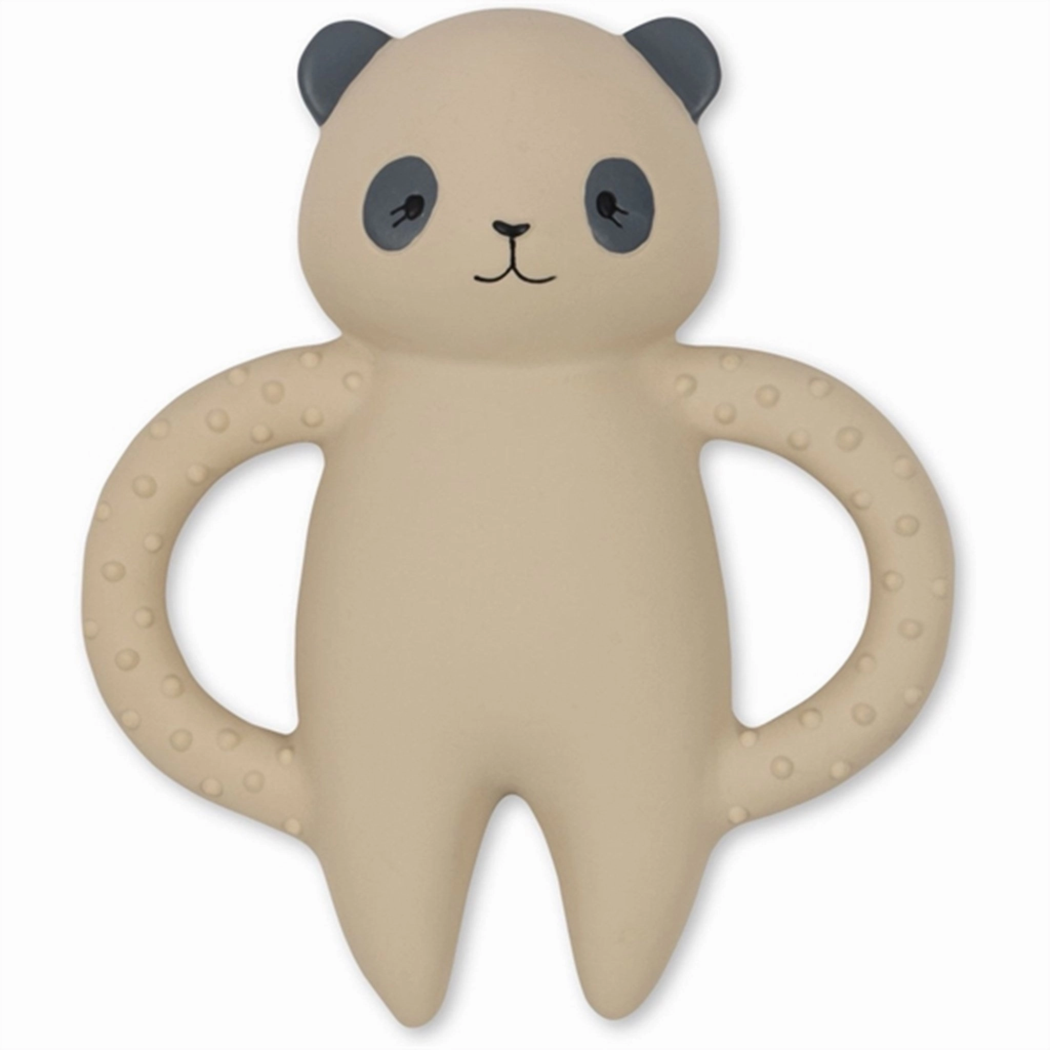 Konges Sljd Teether Panda Cream Off White