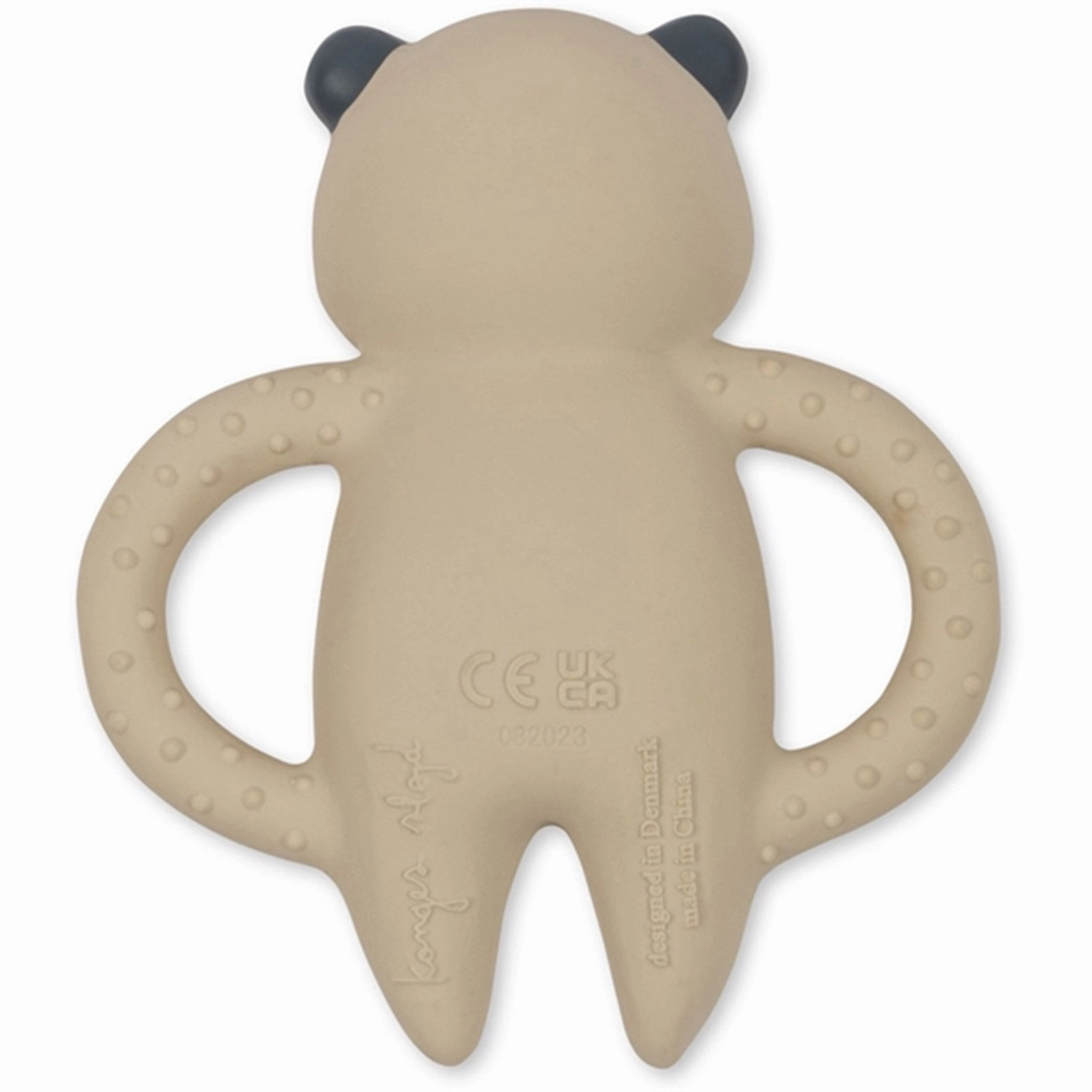 Konges Sljd Teether Panda Cream Off White