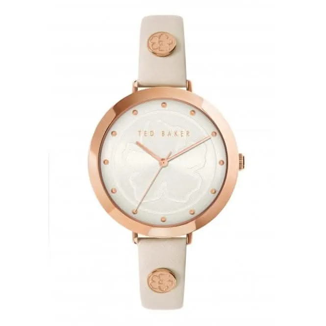 Montre en cuir champagne pour dames Ammy BKPAMS214