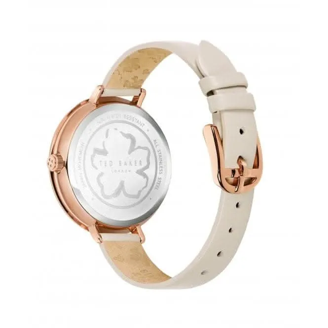 Montre en cuir champagne pour dames Ammy BKPAMS214