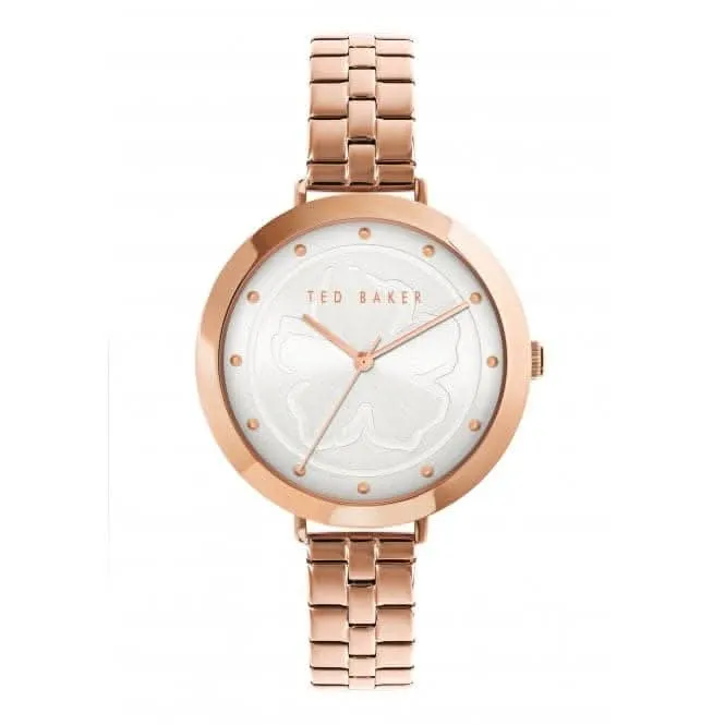 Montre pour femmes Ammy en acier inoxydable finition or rose BKPAMS215