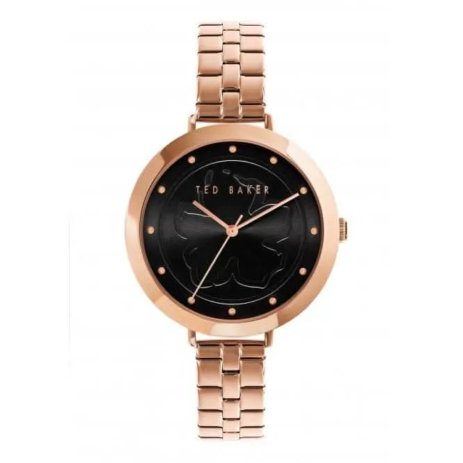 Montre pour femmes Ammy en acier inoxydable finition or rose BKPAMS216