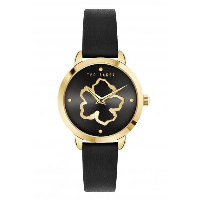 Montre en cuir noir pour femmes BKPFLS302