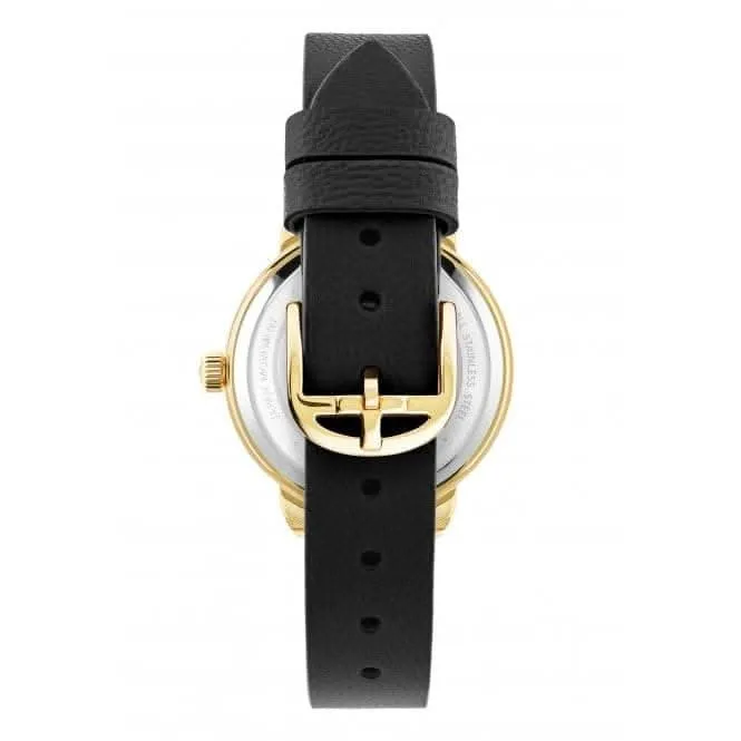 Montre en cuir noir pour femmes BKPFLS302